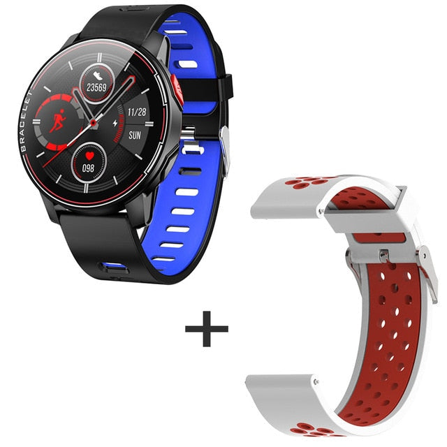 2020 New L6 Smart Watch IP68 Waterproof Sport Men Women Bluetooth Smartwatch Fitness Tracker Heart Rate Monitor For Android IOS B1 - Tophatter Daily Deals