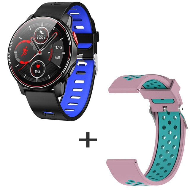 2020 New L6 Smart Watch IP68 Waterproof Sport Men Women Bluetooth Smartwatch Fitness Tracker Heart Rate Monitor For Android IOS B2 - Tophatter Daily Deals