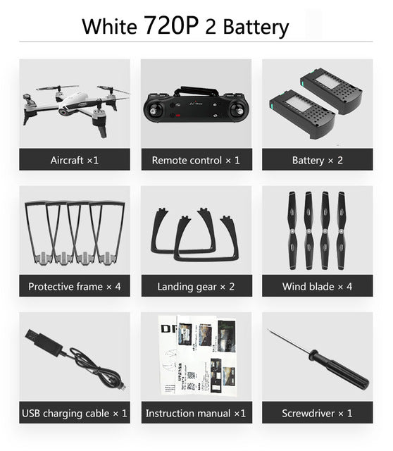 SG106 WiFi FPV RC Drone 4K Camera Optical Flow 1080P HD Dual Camera Aerial Video RC Quadcopter Aircraft Quadrocopter Toys Kid 720P White 2B - Tophatter Daily Deals