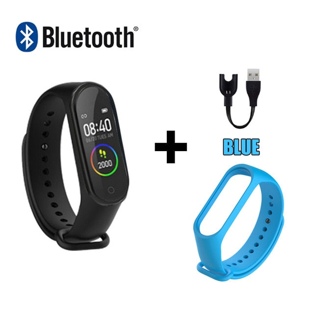 M4 Smart Sport Band Wristband Watch Fitness Activity Tracker Pedometer Heart Rate Monitoring Tracker Blood Pressure Wrist Watch MA4 - Tophatter Daily Deals