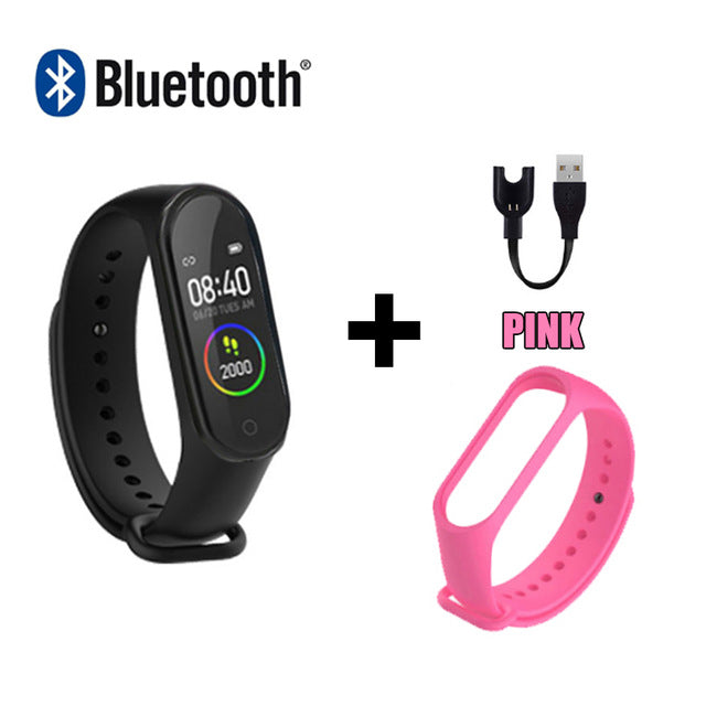 M4 Smart Sport Band Wristband Watch Fitness Activity Tracker Pedometer Heart Rate Monitoring Tracker Blood Pressure Wrist Watch MA5 - Tophatter Daily Deals