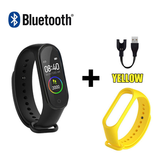 M4 Smart Sport Band Wristband Watch Fitness Activity Tracker Pedometer Heart Rate Monitoring Tracker Blood Pressure Wrist Watch MA8 - Tophatter Daily Deals