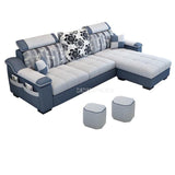 NEW 3 Seat Linen Living Room Sofa Set Home Furniture Modern Design Frame Soft Sponge L Shape Home Furniture No.10 Color - Tophatter Daily Deals