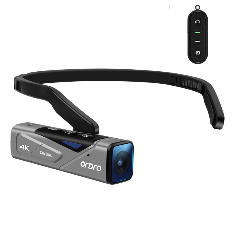 Ordro EP7 Wearable Video Camera 4K Camcorder Full HD 1080P FPV YouTube Vlog Camera Filmadoras - Tophatter Daily Deals