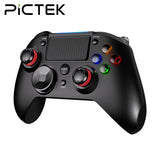 Wireless Gaming Controller for PS4/PC Rechargeable Gamepad with Audio Port/Sixaxis/Dual Vibration/Turbo Linear Trigger Joypad - Tophatter Daily Deals