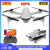 drone GPS 4K 5G WiFi live video FPV 4K/1080P HD Wide Angle Camera Foldable Altitude Hold Durable RC Drone - Tophatter Daily Deals