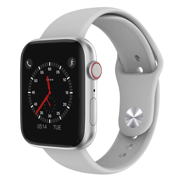 2020 iwo 12 Lite men ip68 Waterproof Smart Watch 44mm Series 5 ECG Heart Rate call watch W35 Women Smartwatch For Android IOS White - Tophatter Daily Deals
