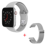 2020 iwo 12 Lite men ip68 Waterproof Smart Watch 44mm Series 5 ECG Heart Rate call watch W35 Women Smartwatch For Android IOS Silver Steel Strap - Tophatter Daily Deals