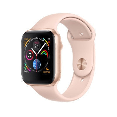 2020 iwo 12 Lite men ip68 Waterproof Smart Watch 44mm Series 5 ECG Heart Rate call watch W35 Women Smartwatch For Android IOS Gold - Tophatter Daily Deals