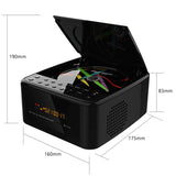 Portable DVD player home CD usb U disk TF card MP3 repeater speakers VCD machine audio Aux input interface clock control speaker - Tophatter Daily Deals