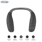 AIKSWE Neck Bluetooth Speaker Surround sound wireless speaker bluetooth 5.0 with Bass HD Voice button with microphone For Game - Tophatter Daily Deals