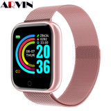 2020 Steel Smart Watch men Heart Rate Blood Pressure Waterproof Sports Women Smartwatch Fitness Tracker For IOS Android iPhone - Tophatter Daily Deals