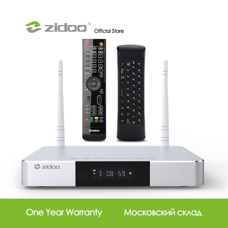 Zidoo Z9S Media Player 4K Smart TV Box Android 7.1 NAS System 2GB DDR 16GB eMMC Set Top Box HDR Android Top Box HDR 10Bit TVbox - Tophatter Daily Deals