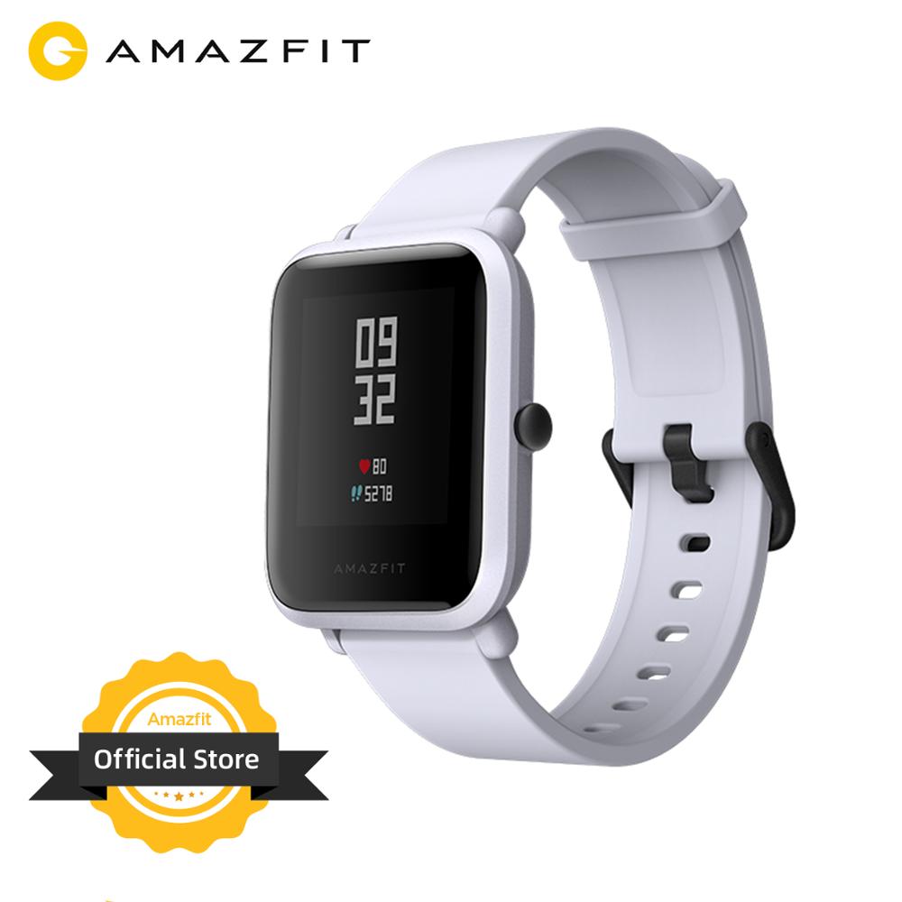 Built in GPS Amazfit Bip Smart Watch Multi Language Smartwatch Watchs Always On Display 45 Days Battery for Android Phone IOS - Tophatter Daily Deals