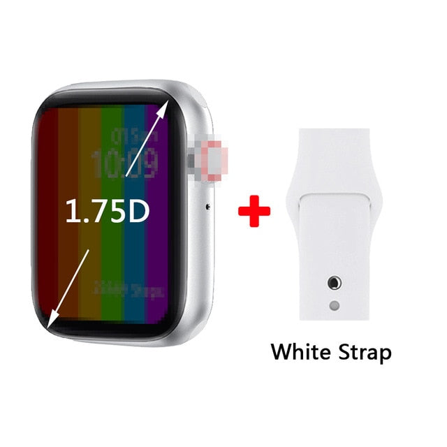 IWO W26 Smart Watch ecg ppg 1.75 inch Heart Rate iwo 12 Pro smartwatch iwo 13 Smart Watches for women/men 2020 for Apple Android Silver - Tophatter Daily Deals
