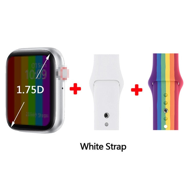 IWO W26 Smart Watch ecg ppg 1.75 inch Heart Rate iwo 12 Pro smartwatch iwo 13 Smart Watches for women/men 2020 for Apple Android Silverrainbow - Tophatter Daily Deals