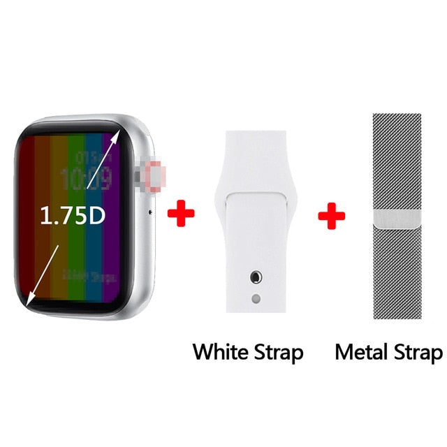 IWO W26 Smart Watch ecg ppg 1.75 inch Heart Rate iwo 12 Pro smartwatch iwo 13 Smart Watches for women/men 2020 for Apple Android SilvermetalSilver - Tophatter Daily Deals