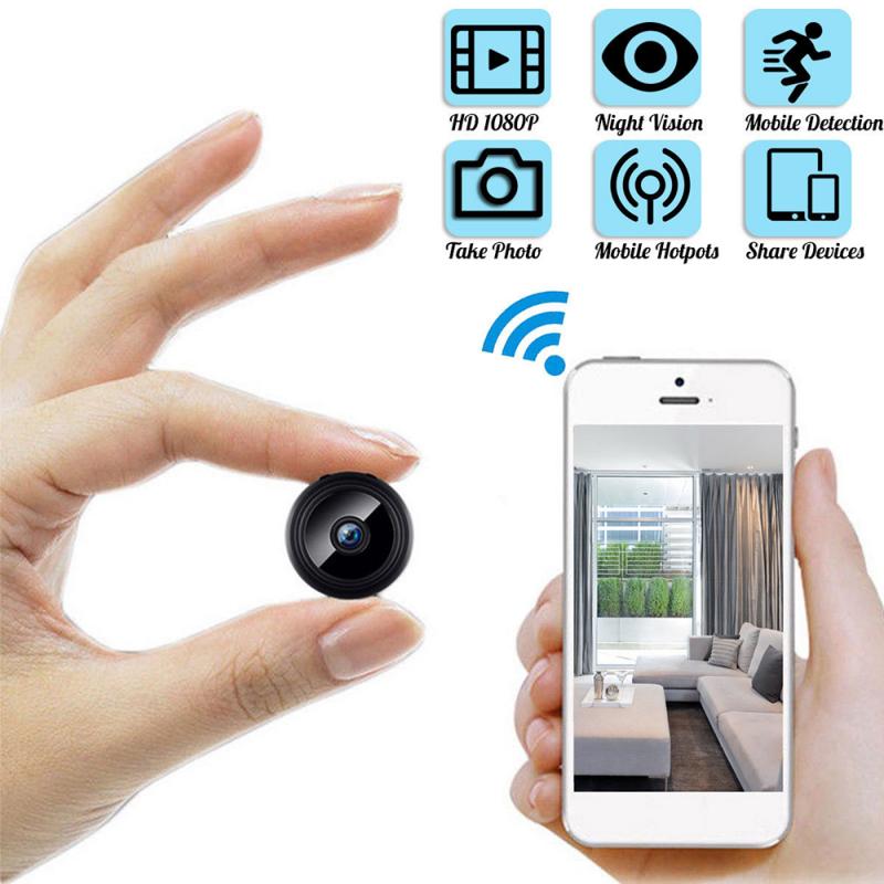 A9 Mini Camera Home 1080P Sensor Night Camcorder Mini Camera Wifi Home Security Wireless Micro Camera Android / IOS - Tophatter Daily Deals