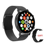 Smart Watch Women DT96 Smartwatch 360*360 Multi-sports Fitness Tracker Heart Rate Monitor Blood Pressure Oxygen VS DT88 SG2 S20 Black With original box - Tophatter Daily Deals