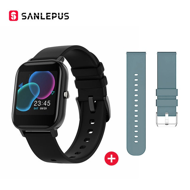 2020 SANLEPUS Smart Watch Sport Heart Rate Monitor Waterproof Watches Men Women Bluetooth Smart Band For Android iOS Xiaomi - Tophatter Daily Deals