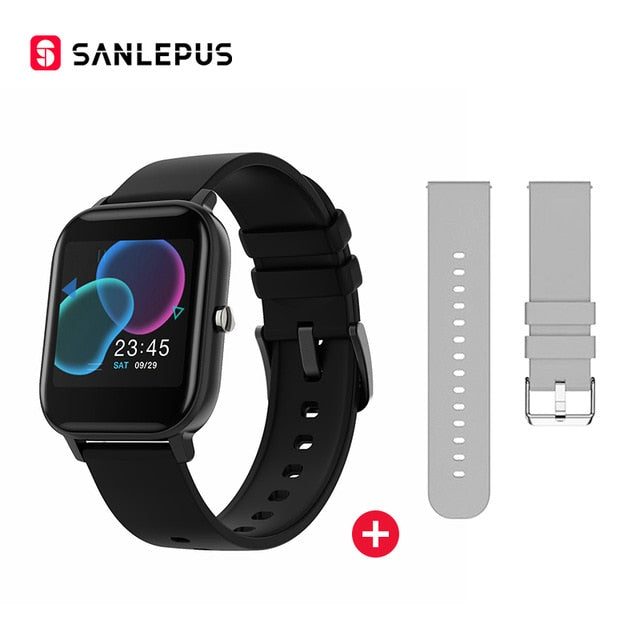 2020 SANLEPUS Smart Watch Sport Heart Rate Monitor Waterproof Watches Men Women Bluetooth Smart Band For Android iOS Xiaomi - Tophatter Daily Deals