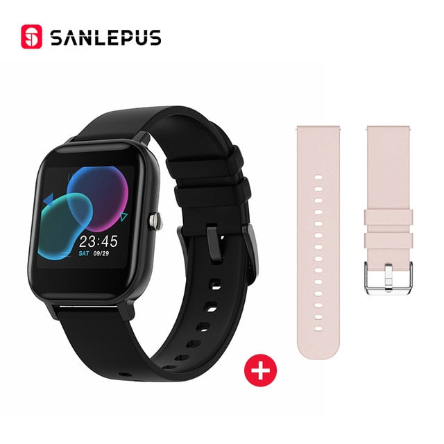 2020 SANLEPUS Smart Watch Sport Heart Rate Monitor Waterproof Watches Men Women Bluetooth Smart Band For Android iOS Xiaomi - Tophatter Daily Deals