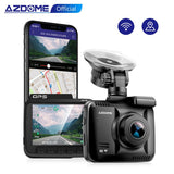 AZDOME Dash Cam GS63H 4K Built in GPS Speed Coordinates WiFi DVR Dual Lens Car Camera Dash Camera Night Vision Dashcam 24H Park - Tophatter Daily Deals