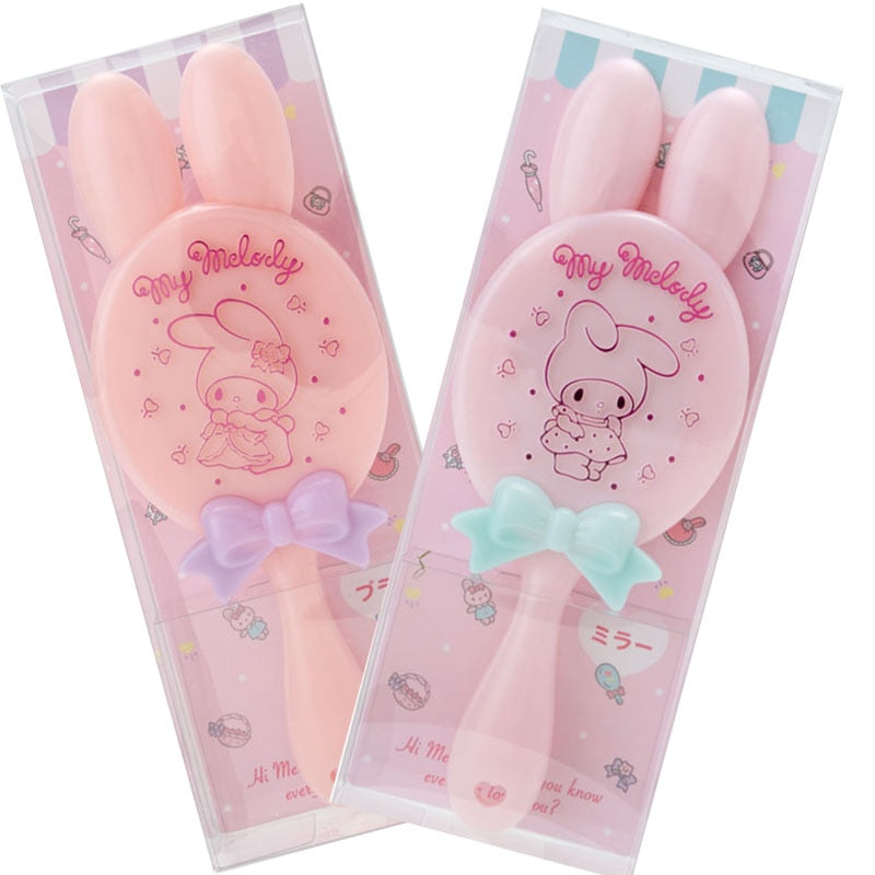 Pink My Melody Comb & Mirror Set Anime - Tophatter Daily Deals