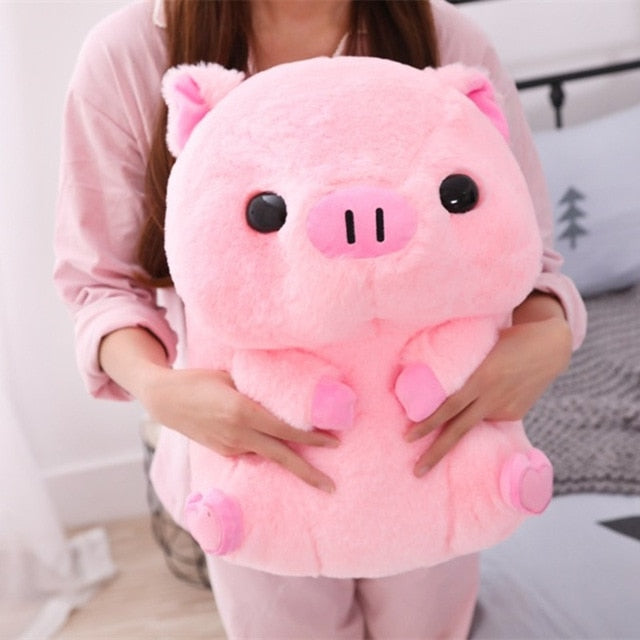 Pink Piggy Plush Pig Toy Plush Toy - Tophatter Daily Deals