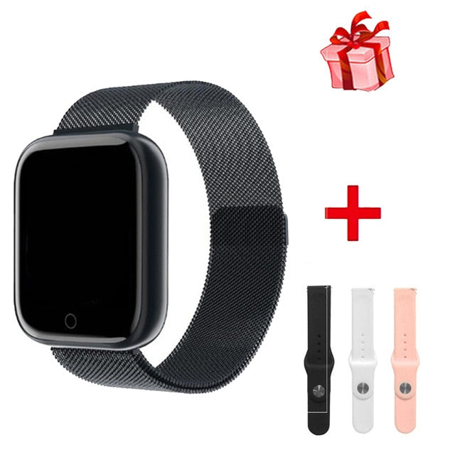 New I5 Women Waterproof Smart Watch P70 P68 Bluetooth Smartwatch For Apple IPhone Xiaomi Heart Rate Monitor Fitness Tracker D20 PK Steel 3 Strap - Tophatter Daily Deals