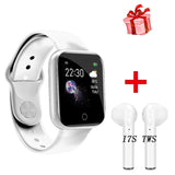 New I5 Women Waterproof Smart Watch P70 P68 Bluetooth Smartwatch For Apple IPhone Xiaomi Heart Rate Monitor Fitness Tracker D20 WH Silica Add i7s - Tophatter Daily Deals