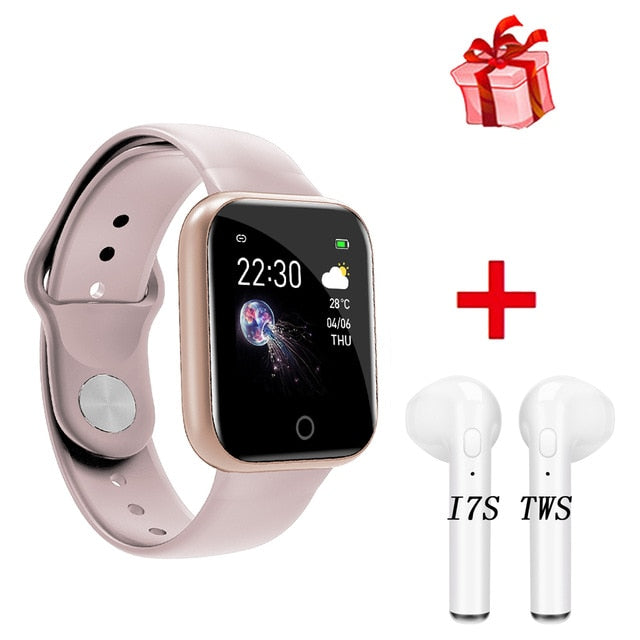 New I5 Women Waterproof Smart Watch P70 P68 Bluetooth Smartwatch For Apple IPhone Xiaomi Heart Rate Monitor Fitness Tracker D20 PI Silica Add i7s - Tophatter Daily Deals