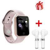 New I5 Women Waterproof Smart Watch P70 P68 Bluetooth Smartwatch For Apple IPhone Xiaomi Heart Rate Monitor Fitness Tracker D20 PI Silica Add i7s - Tophatter Daily Deals