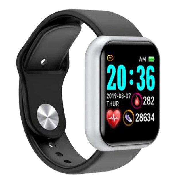 New I5 Women Waterproof Smart Watch P70 P68 Bluetooth Smartwatch For Apple IPhone Xiaomi Heart Rate Monitor Fitness Tracker D20 i5 Plus Silver - Tophatter Daily Deals