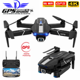 FEMA E525 E525S GPS Drone with 4K / 1080P 5G Wifi FPV HD Wide Angle Camera Foldable Mini Dron RC Quadcopter Follow Me VS E520S - Tophatter Daily Deals