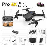 FEMA E525 E525S GPS Drone with 4K / 1080P 5G Wifi FPV HD Wide Angle Camera Foldable Mini Dron RC Quadcopter Follow Me VS E520S No GPS P 4K 1B Black China - Tophatter Daily Deals