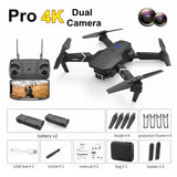 FEMA E525 E525S GPS Drone with 4K / 1080P 5G Wifi FPV HD Wide Angle Camera Foldable Mini Dron RC Quadcopter Follow Me VS E520S No GPS P 4K 2B Black China - Tophatter Daily Deals