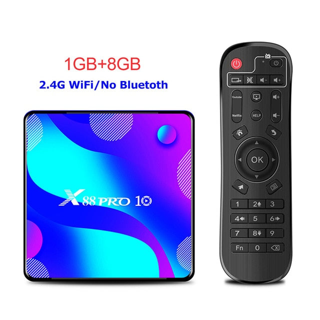 2020 Smart TV Box Android 10 X88 PRO 10 Max 4GB 64GB TVBOX Rockchip RK3318 4K 60fps USB3.0 Google PlayStore Youtube Set top Box US Plug 1GB 8GB - Tophatter Daily Deals