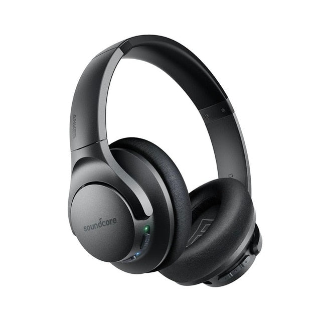 Anker Soundcore Life Q20 Hybrid Active Noise Cancelling Headphones, Wireless Over Ear Bluetooth Headphones Black - Tophatter Daily Deals
