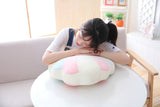Pastel Rainbow Cloud Plush Moon Multicoloured Stripey Candy Star Moon Plush Rainbows - Tophatter Daily Deals