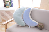Pastel Rainbow Cloud Plush Moon Multicoloured Stripey Candy Star Moon Plush Rainbows - Tophatter Daily Deals