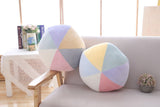 Pastel Rainbow Cloud Plush Moon Multicoloured Stripey Candy Star Moon Plush Rainbows - Tophatter Daily Deals