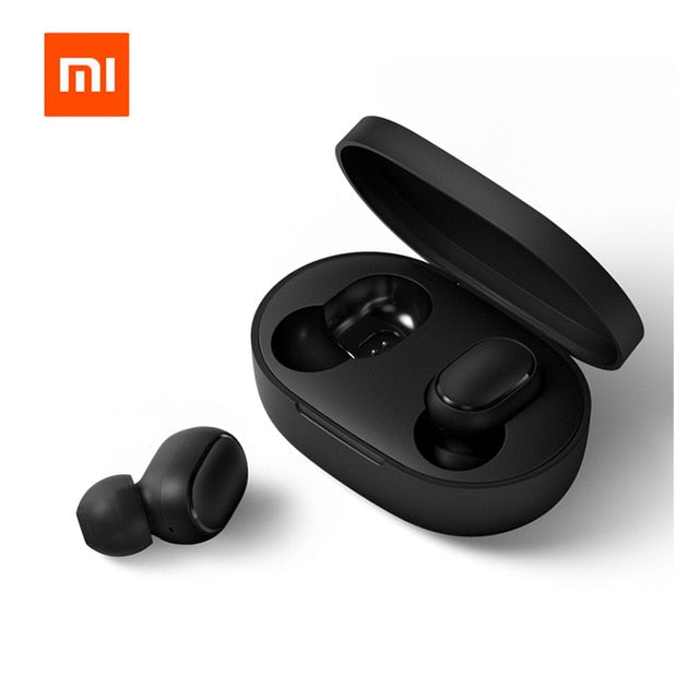 Original Xiaomi Redmi Airdots 2 TWS Earphone True Wireless Bluetooth 5.0 Stereo Bass With Mic Handsfree Earbuds AI Control Redmi AirDots 2 - Tophatter Daily Deals
