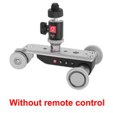 KINGJOY PPL-06SPRO Camera Slider Dolly Car Rail Systems Time Lapse Electric Motorized Dolly Car For Camera Phone Camcorder Dslr PPL-06S - Tophatter Daily Deals