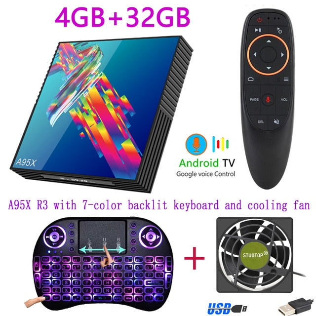A95X R3 tv box Android 10 4k 2G 16G 4G 32G 64G 2.4G&5G WIFI BT4.2 smart tv boxes youtube mini RK3318 media player - Wholesale Prices (Limited Deals)