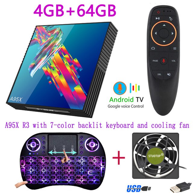 A95X R3 tv box Android 10 4k 2G 16G 4G 32G 64G 2.4G&5G WIFI BT4.2 smart tv boxes youtube mini RK3318 media player - Wholesale Prices (Limited Deals)