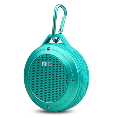 MIFA F10 Outdoor Wireless Bluetooth Stereo Portable Speaker Built-in mic Shock Resistance IPX6 Waterproof Speaker with Bass Blue - Tophatter Daily Deals