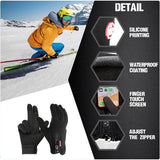 Thermal Gloves Fleece Lined Cycling Ski Gloves Fall 2025 - Tophatter Daily Deals