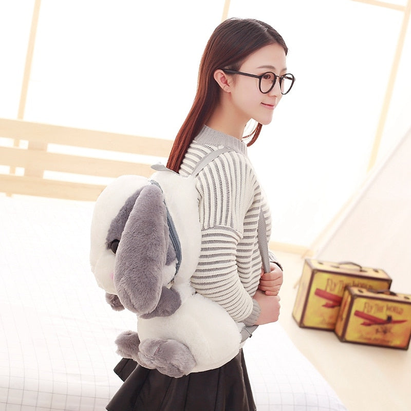 Loppy Bunny Rabbit Shoulder Bag Backpack Rucksack Animals - Tophatter Daily Deals