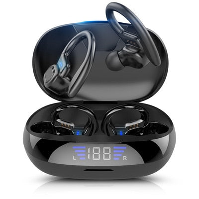 VV2 TWS Wireless Headphones Sport Earbuds Touch Control LED Display Music Headset For Iphone Huawei Xiaomi Auriculares Bluetooth VV2 Power Black China - Tophatter Daily Deals